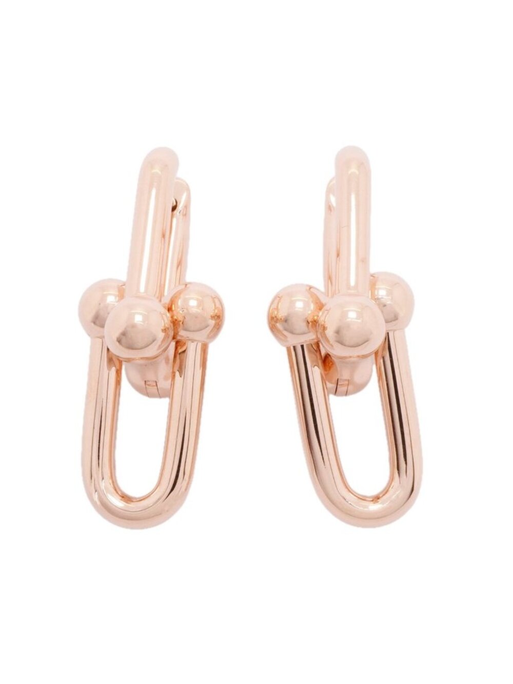 Tiffany & Co Earrings HardWear Large Link 18k Pink Gold
